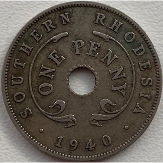 Южная Родезия 1 пенни 1940 год с617