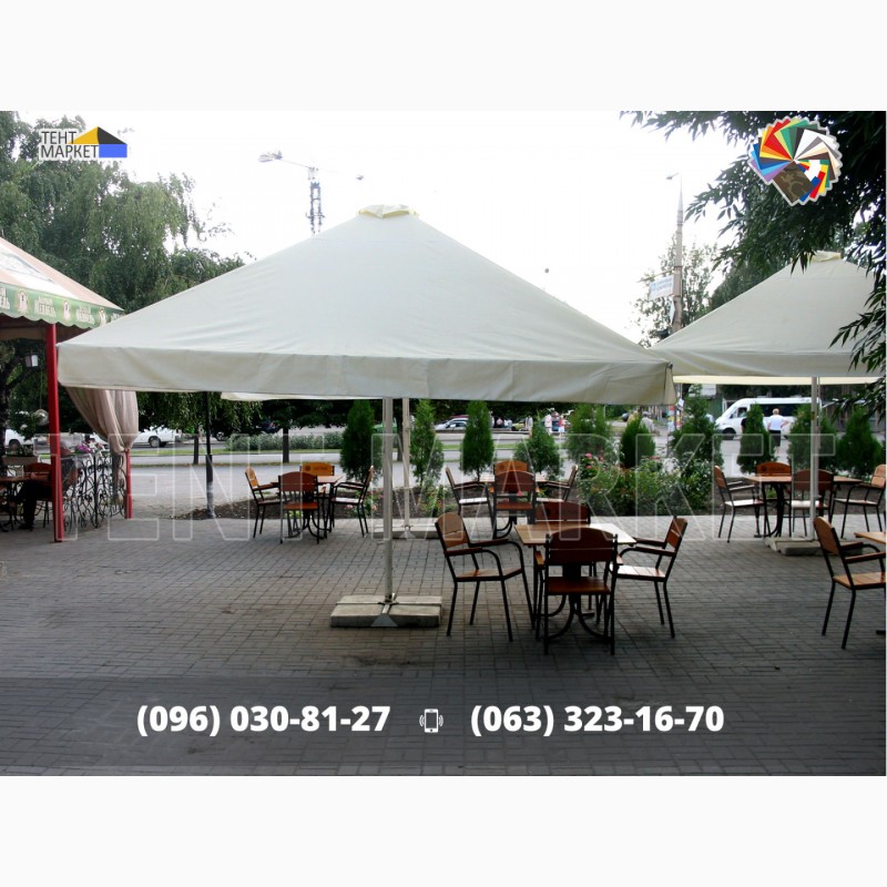Фото 2. Пошив замена купол тент на зонт уличный для кафе бара летней площадки ресторана. Запорожье