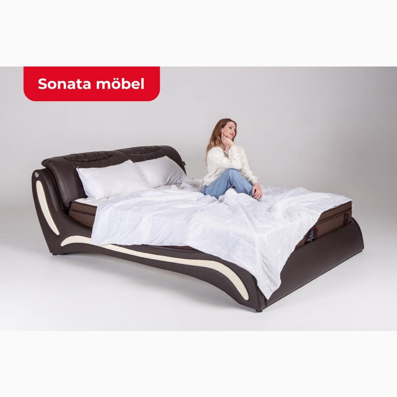Фото 11. Кровать с мягким изголовьем Sonata Mobel. Кровати из Германии 180х200 и 160х200