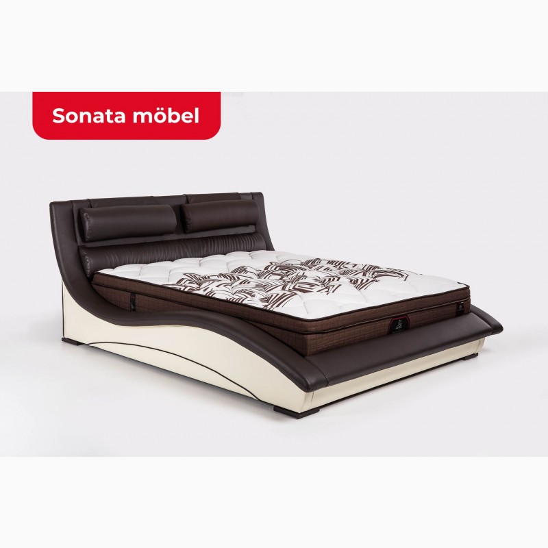 Фото 3. Кровать с мягким изголовьем Sonata Mobel. Кровати из Германии 180х200 и 160х200