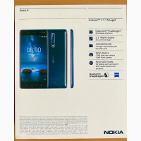 Продам б/у NOKIA 8 в хорошем состоянии с коробкой