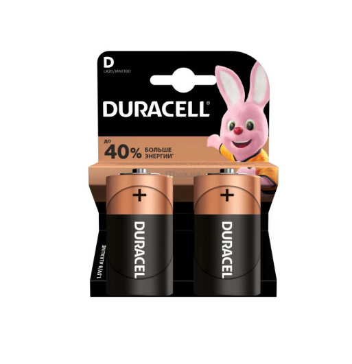 Батарейка Duracell D LR20 Duracell випускає батарейки основних типорозмірів, таких як AAA