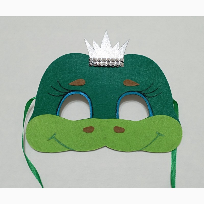 Фото 2. Карнавальная маска Веселая жабка