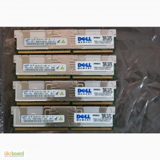 Память серверная 4Gb DDR2-5300F ECC разных производителей