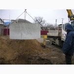 Копання септиків бетонні круги кільця армовані хорошої якості кришки різні розміри