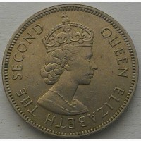 Британское Борнео 20 центов 1961 ОТЛИЧНОЕ СОСТОЯНИЕ