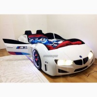 Кровать машина BM3 Extreme Premium (белая)