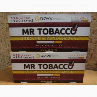 Mr TOBACCO (полный фильтр 20мм), сигаретные гильзы