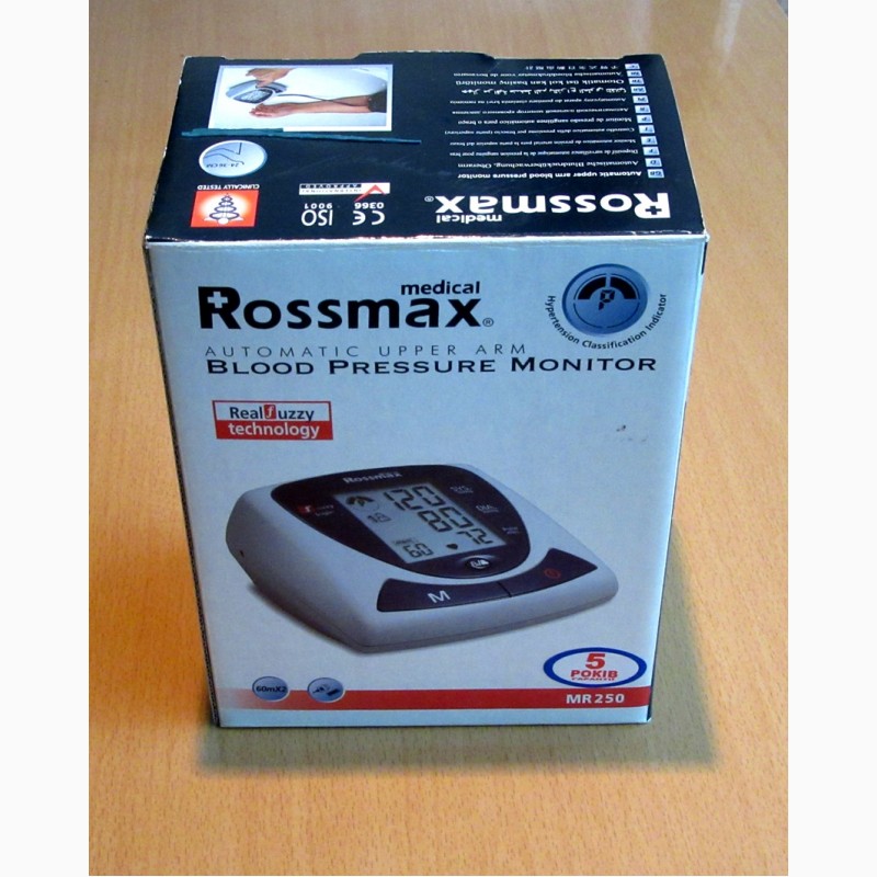 Фото 3. Тонометр Rossmax 250 прибор для измерения давления автоматический