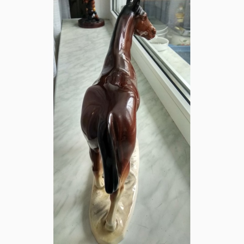 Фото 5. Фарфоровая статуэтка katzhtte 0554/24 коричневый конь
