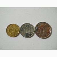 Новые монеты Сингапура (3 штуки)