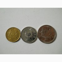 Новые монеты Сингапура (3 штуки)