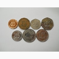 Монеты Уганды (7 штук)