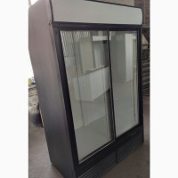 Великий пивний шкаф холодильник, дводверний, б/в, висока якість