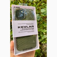Чохол K-Doo kevlar для iPhone 13 Pro Max Карбоновый кевлар чехол Нехай кожен захоче бути