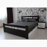 Двоспальне ліжко Геракл з масиву бука бездоганної якості