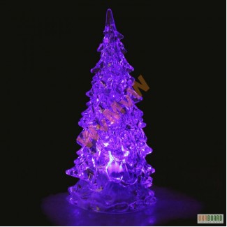 Праздничная LED светодиодная елочка меняет цвет