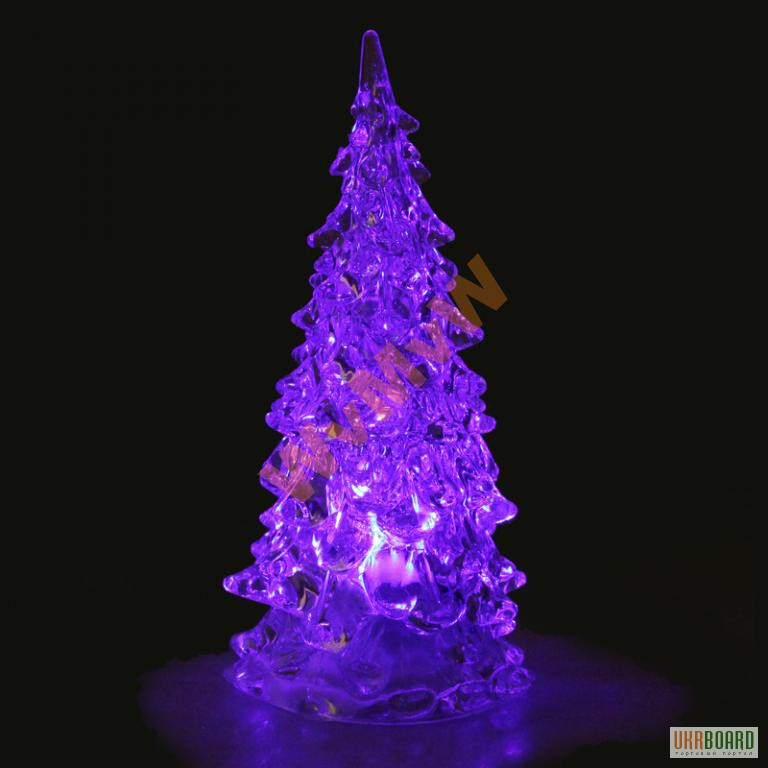 Праздничная LED светодиодная елочка меняет цвет