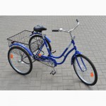Взрослый Трёхколёсный Грузовой велосипед с корзиной