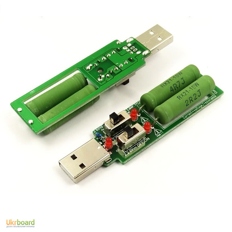 Фото 4. USB нагрузка c вентилятором на 1А 2А 3А, нагрузочный резистор, тестер емкости