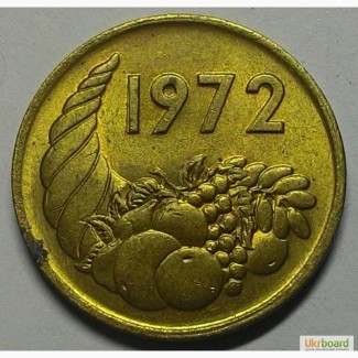 Алжир 20 сантимов 1972 год ФАО