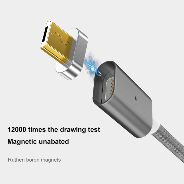 Магнитный кабель для зарядки FLOVEME Micro USB Lightning