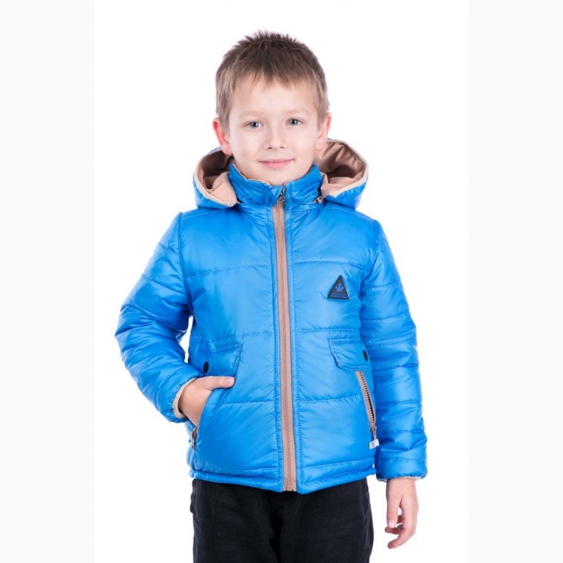 Фото 2. Двухсторонняя курточка для мальчика Малыш Весна 2018 разные цвета с 92-104 р