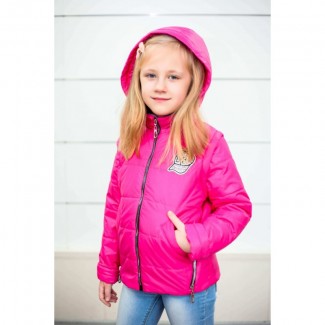 Детские демисезонные куртки - жилетки Беата девочкам 6-11 лет, цвета разные, опт и розница