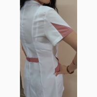 Женский медицинский халат Эрика с коротким рукавом