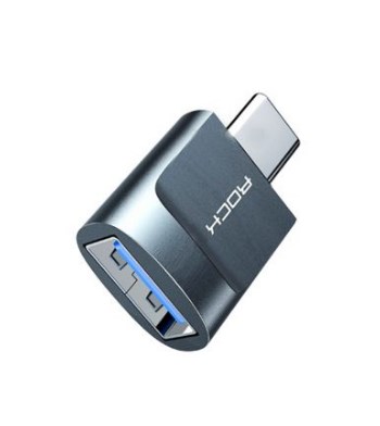Фото 6. Переходник Rock USB AF to Type-C 3.0 Adapter CA03 Адаптер ROCK CA03 USB AF to Type-C 3.0