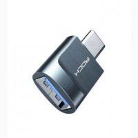 Переходник Rock USB AF to Type-C 3.0 Adapter CA03 Адаптер ROCK CA03 USB AF to Type-C 3.0