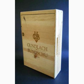 Деревянный ящик из под вина GUNDLACH BUNDSCHU