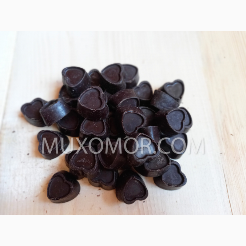 Фото 2. Мухоморный шоколад LOVE 216 гр (36 сердечек)