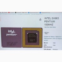 Процессор Интел-Пентиум 100 и другие