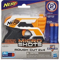 Nerf Нерф бластер Пистолет E1626 MicroShots N-Strike Elite Rough Cut 2