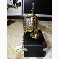 Новий Корнет Cornet міні-труба кишенькова вентельний Труба Stagg 77-TCR Pocket Trumpet