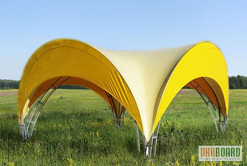 Фото 10. Торговые палатки и зонты, шатры сборно-разборные, накрытия из ПВХ тканей, тенты на прицепы