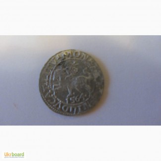 Продается серебряная монета 1564 года полугрош (Жигимонт Август)