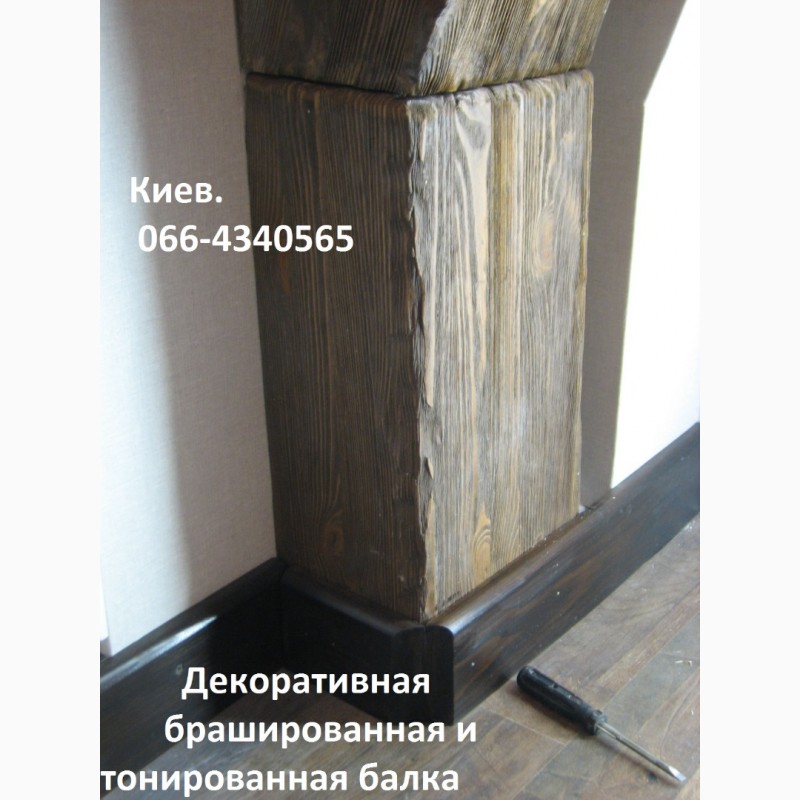 Фото 16. Балки декоративные деревянные. Монтаж, изготовление. Киев