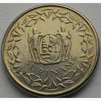 Суринам 10 центов 1989 год ОТЛИЧНАЯ