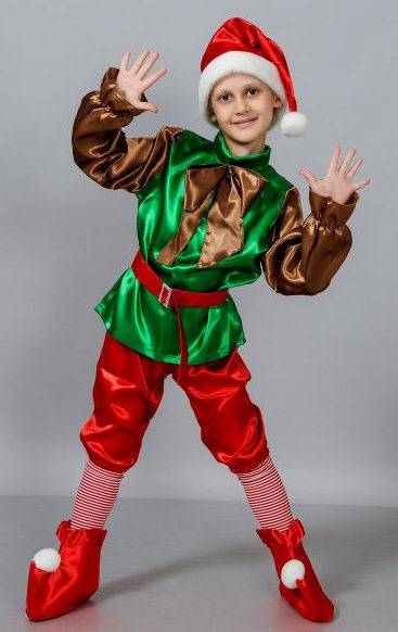 Фото 2. Детские карнавальные костюмы Лесной гном, размеры 32- 38