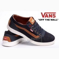 Кожаные кеды VANS Old Skool Denim