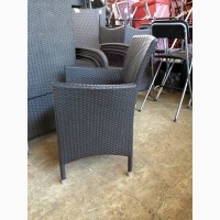 Кресла для террас кафе, баров, ресторанов из ротанга БУ. Распродажа