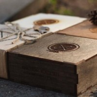 Подарочная деревянная коробочка под заказ (любое лого, размер, тираж)