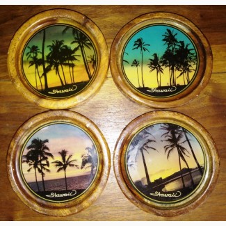 Сувенирные подставки под стакан, чашку Гавайи