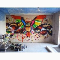 Художественная роспись граффити арт декор мурал