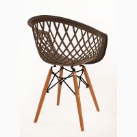 Кресло Viko (Вико) пластик (белый, антрацит, бежевый, серый) ножки деревянные