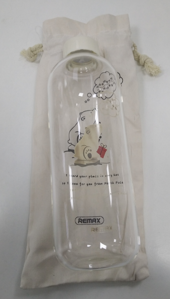 Фото 13. Прозрачная Стеклянная бутылка для спорта в чехле прорезиненная герметичная пробка 1 литр с