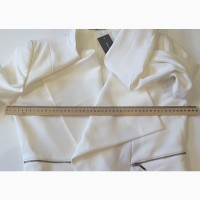 Блейзер, пиджак, белый, размер 3, м - l, cache cache, франция