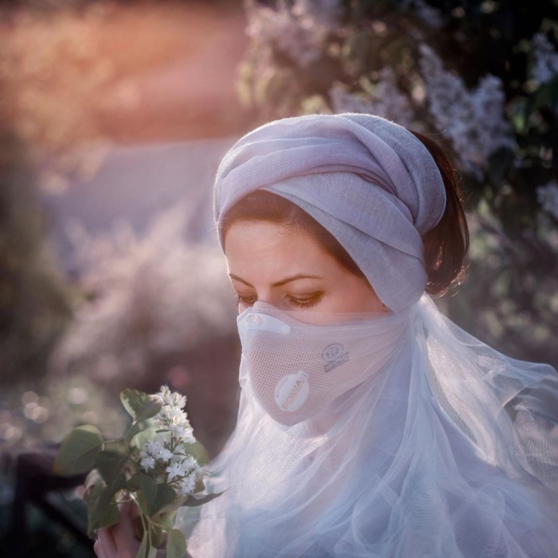 Фото 11. Защитная британская маска Respro для аллергиков от аллергии на пыльцу полиноз, амброзии